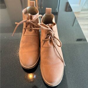 EILEEN FISHER | VERO CUOIO | Tan Suede Shoe size 7 | gently used - fall staple!